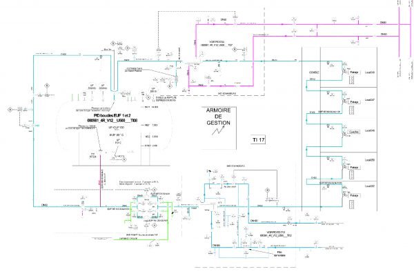 Schema 2D eau purifiee